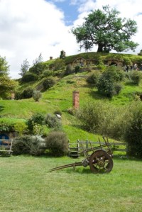 Bilbo's House from the party pavilion